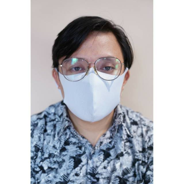 Masker HITORI MASK earloop bahan Polyester dan spandex anti debu anti virus Corona masker non medis