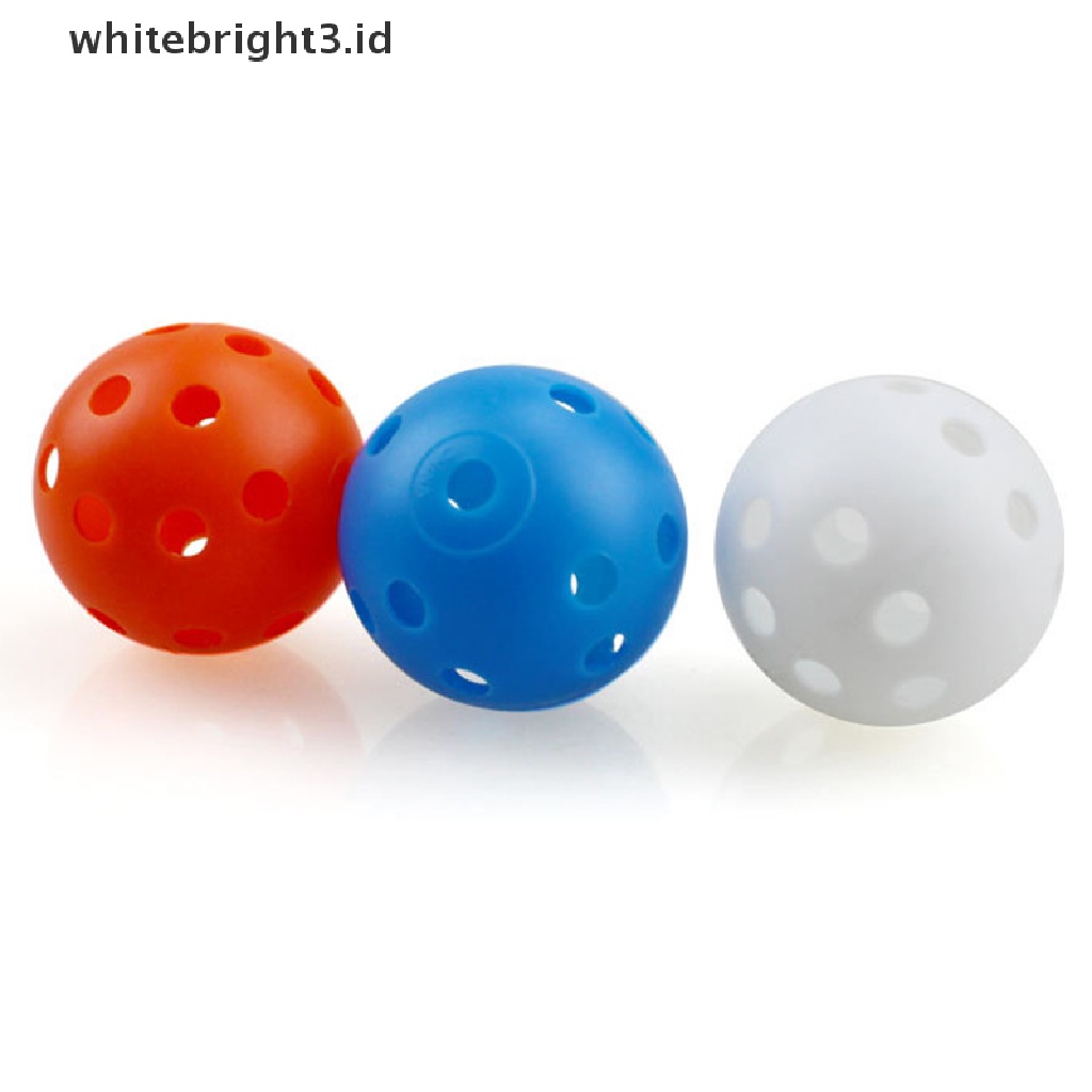 (whitebright3.id) 10pcs Bola Golf Untuk Latihan Indoor / Outdoor