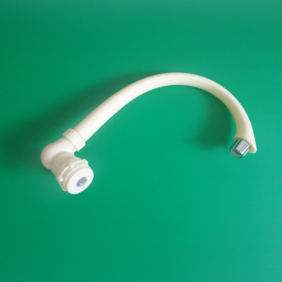 Kran Angsa Wastafel Plastik PVC / Kran Air Bak Dapur / Cuci Piring