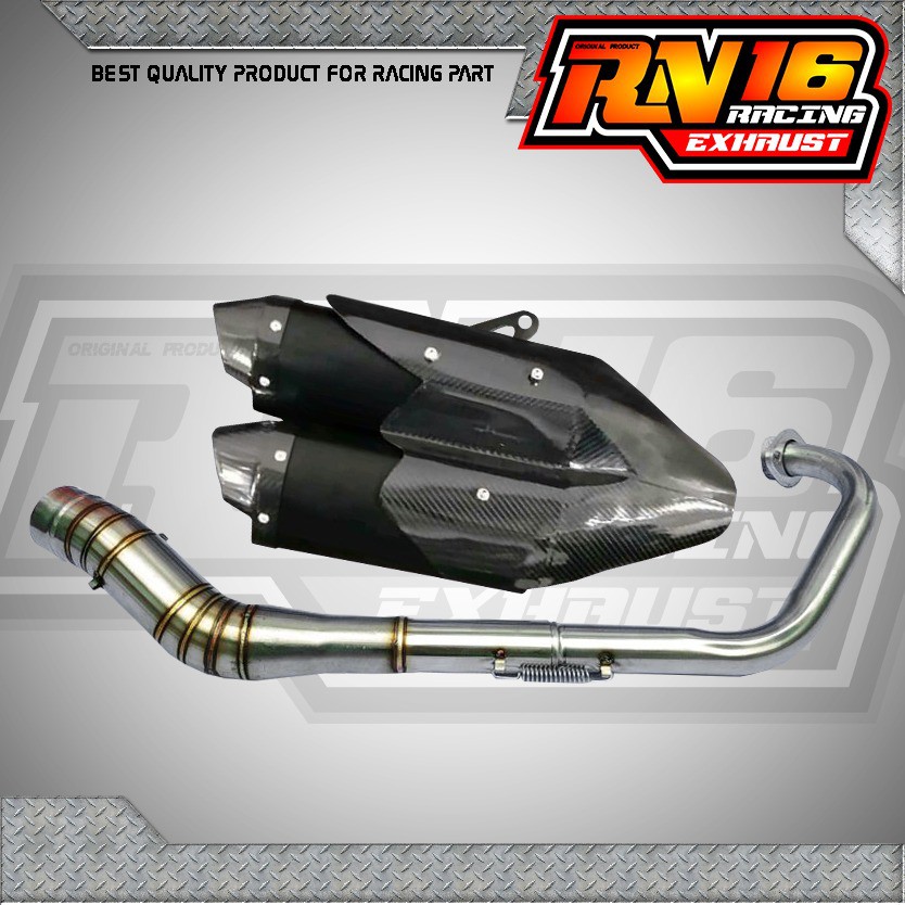knalpot racing cabang 2 cbr nmax pcx aerox r15 vixion megapro tiger byson
