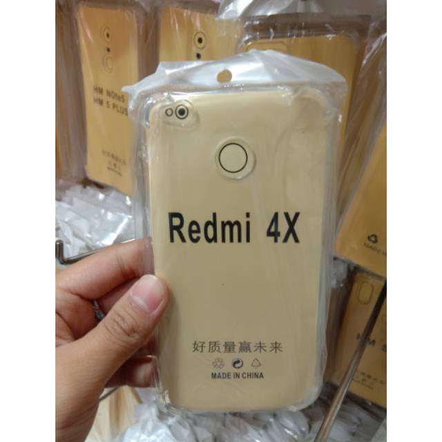 Anti Crack Xiaomi Redmi 4X Case Silikon Bening Xiaomi Hm 4x