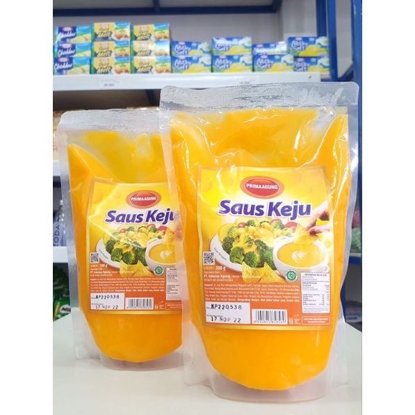 

Prima Saus Keju 500Gr / Cheese Sauce / Toping Keju Gurih Prima