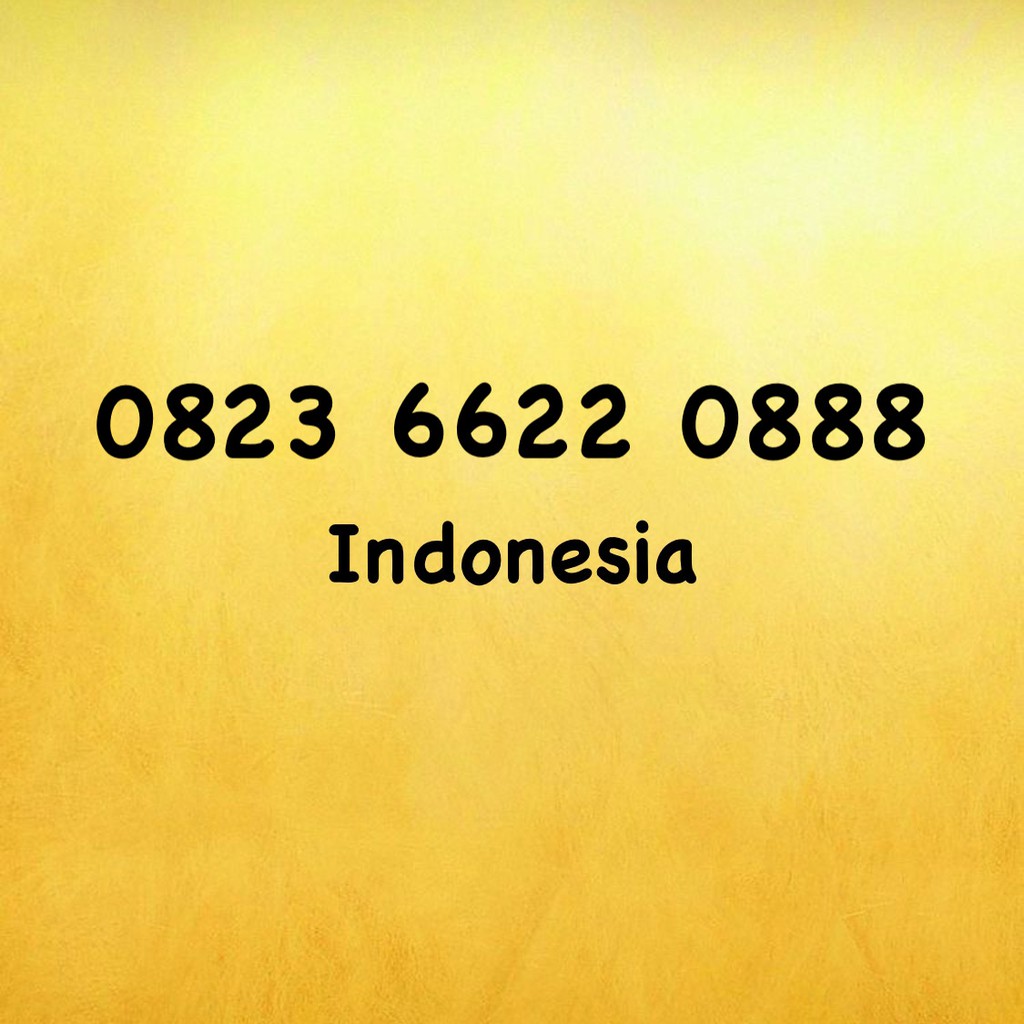 Nomor Cantik Kartu AS Triple A - 888 - 088 - 0823 6622 0888