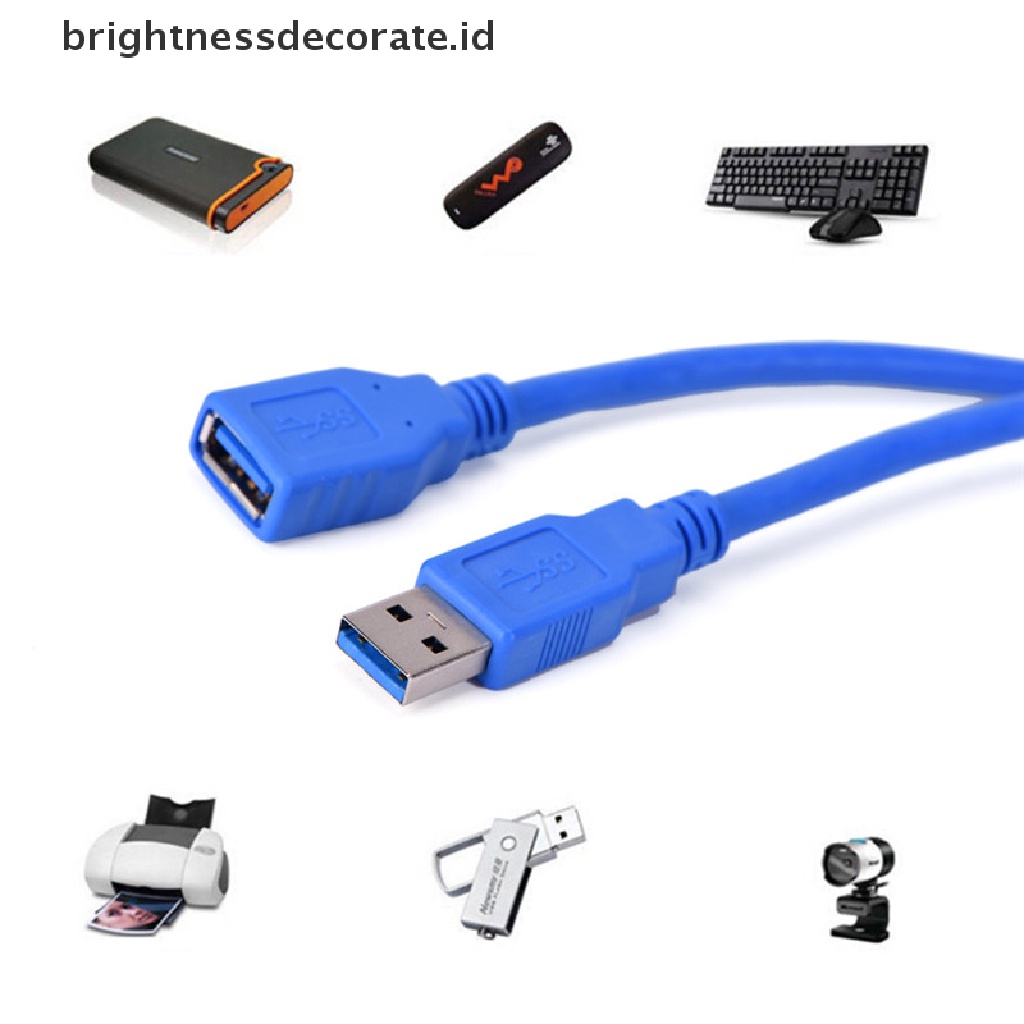 [birth] USB 3.0 A Male To Female Extension Cable USB Cable Cord Extender For PC Laptop [ID]