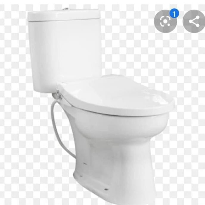 Closet Duduk TOTO CW 420 J/ SW 420 8/in +Tutup TC 505 W | Rumah Tangga |  Kamar Mandi |  Toilet