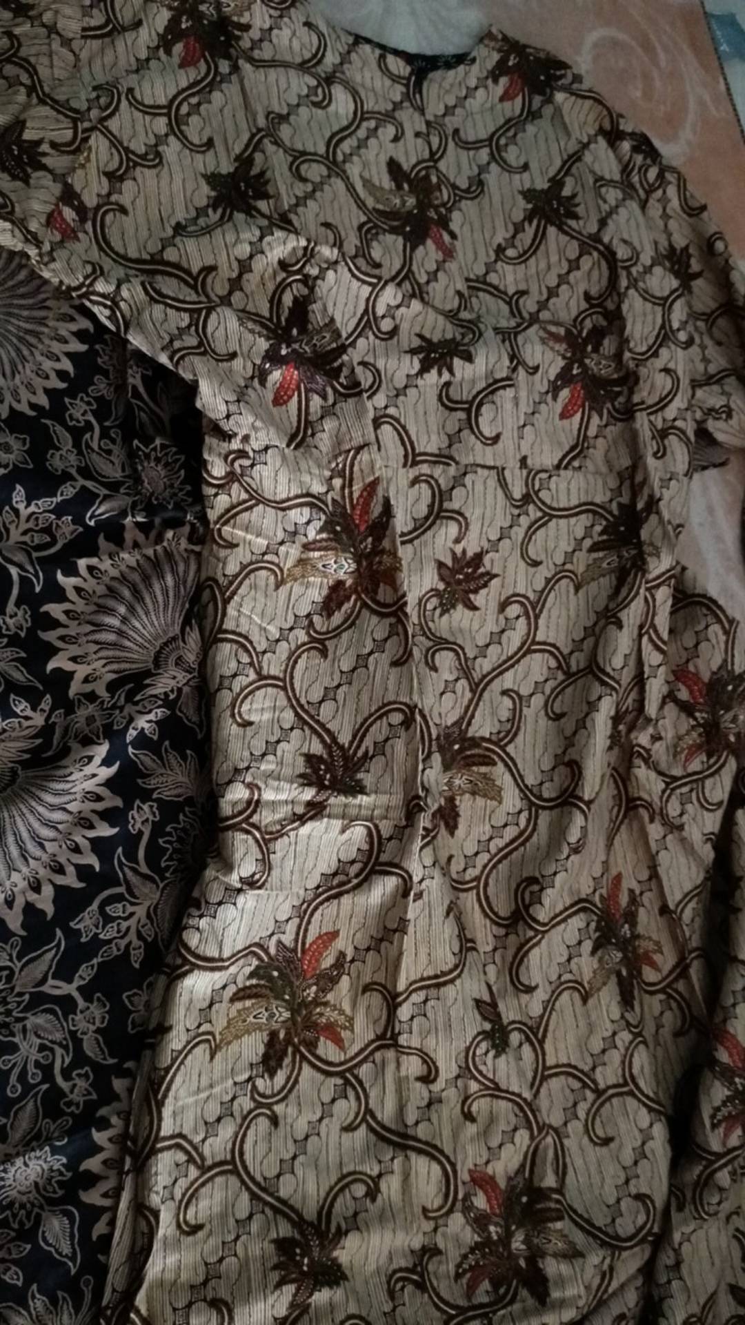 Gamis Batik (cod) Manggar Gamis Batik Pesta Model Terbaru