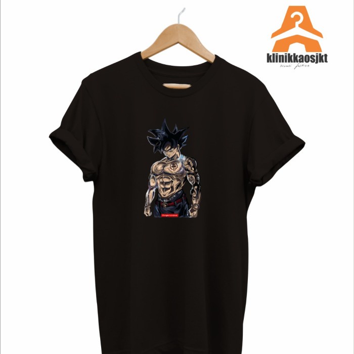 KAOS - BAJU DRAGON BALL GOKU TRAINING HARD FANS - TSHIRT DRAGON BALL