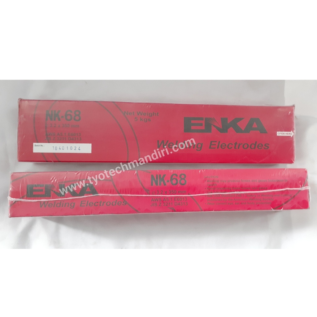 KAWAT LAS LISTRIK WELDING ELECTRODES ELEKTRODA ENKA NK 68 NK68 3.2 MM