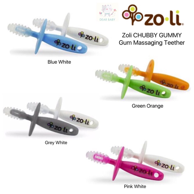 zoli chubby gummy teether