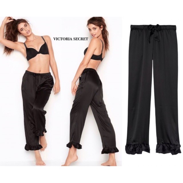 Victoria's Secret pajamas ruffle satin pants