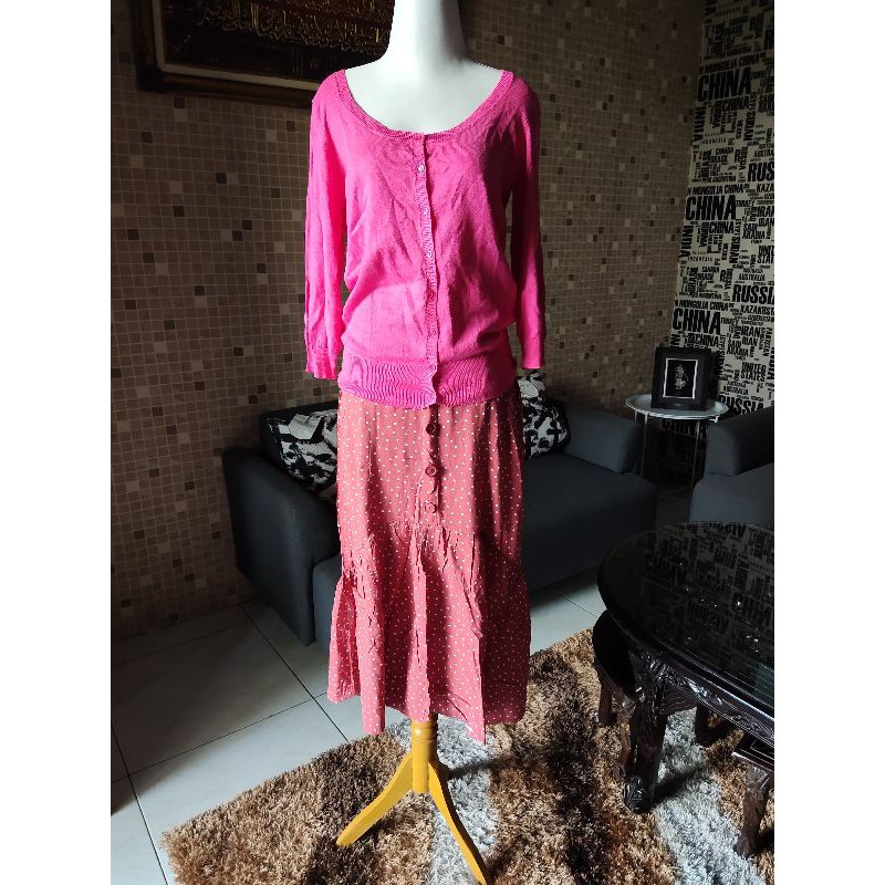 Cardi Rajut Brand Ori by Zara Knit Made in Cambodia