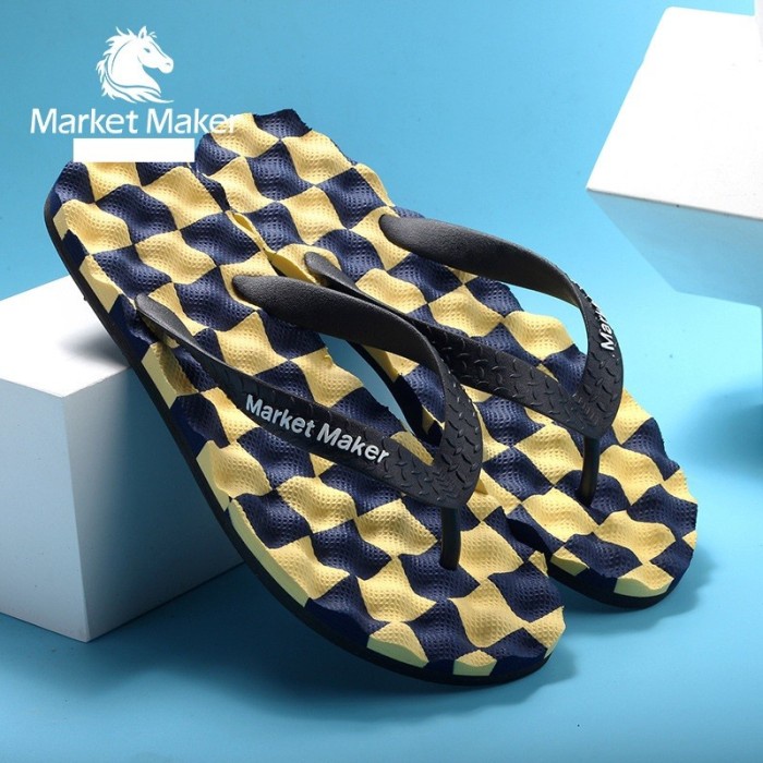 Sandal PVC Import Pria Wanita Design Unik Anti Licin dan Empuk SPV-02