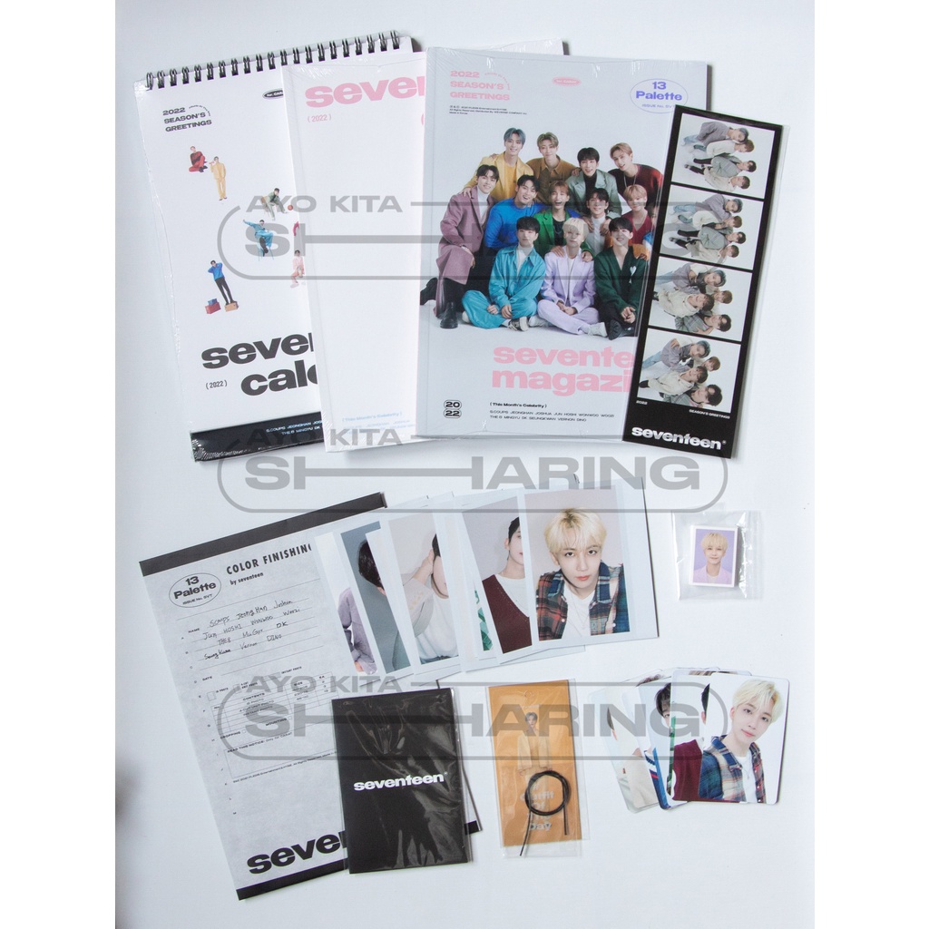 PELUNASAN & READY STOCK SHARING 2022 SEASON'S GREETING SG22 SEVENTEEN