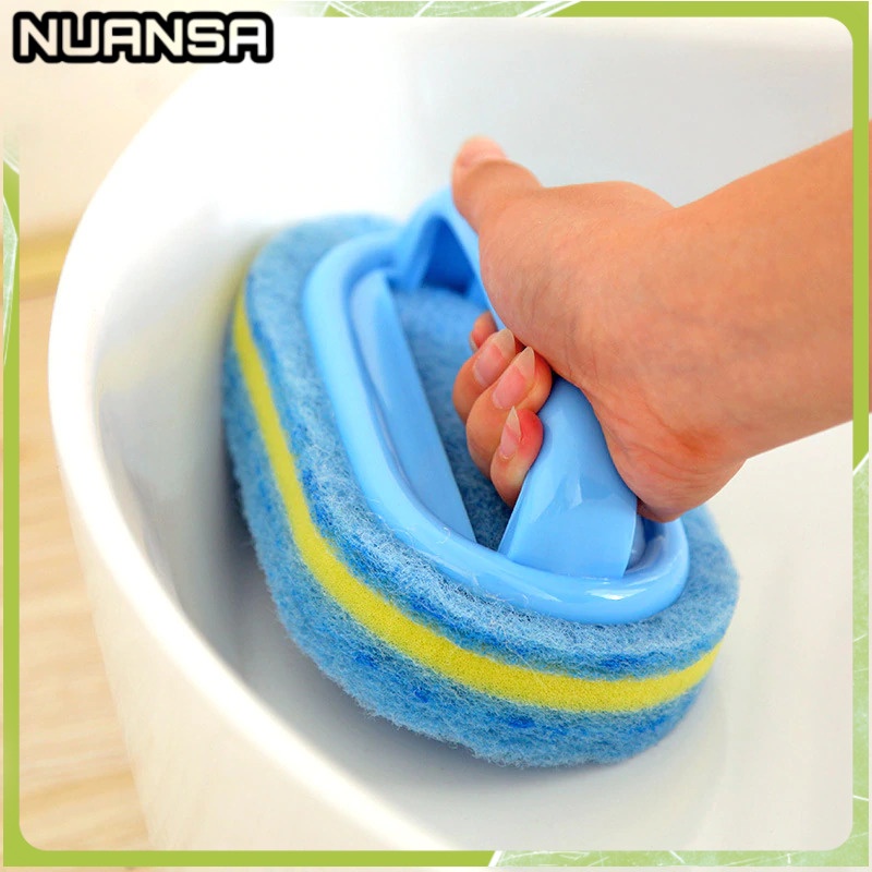 COD - Sikat Pembersih Kamar Mandi WC Dapur Sponge Cleaning Brush - ST8211