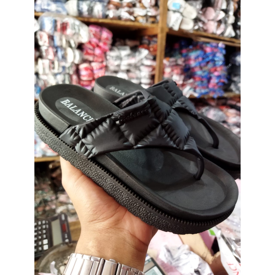 Sandal Wadges Jepit Terbaru Karet Jelly Import Balance 1605-w2 36-40