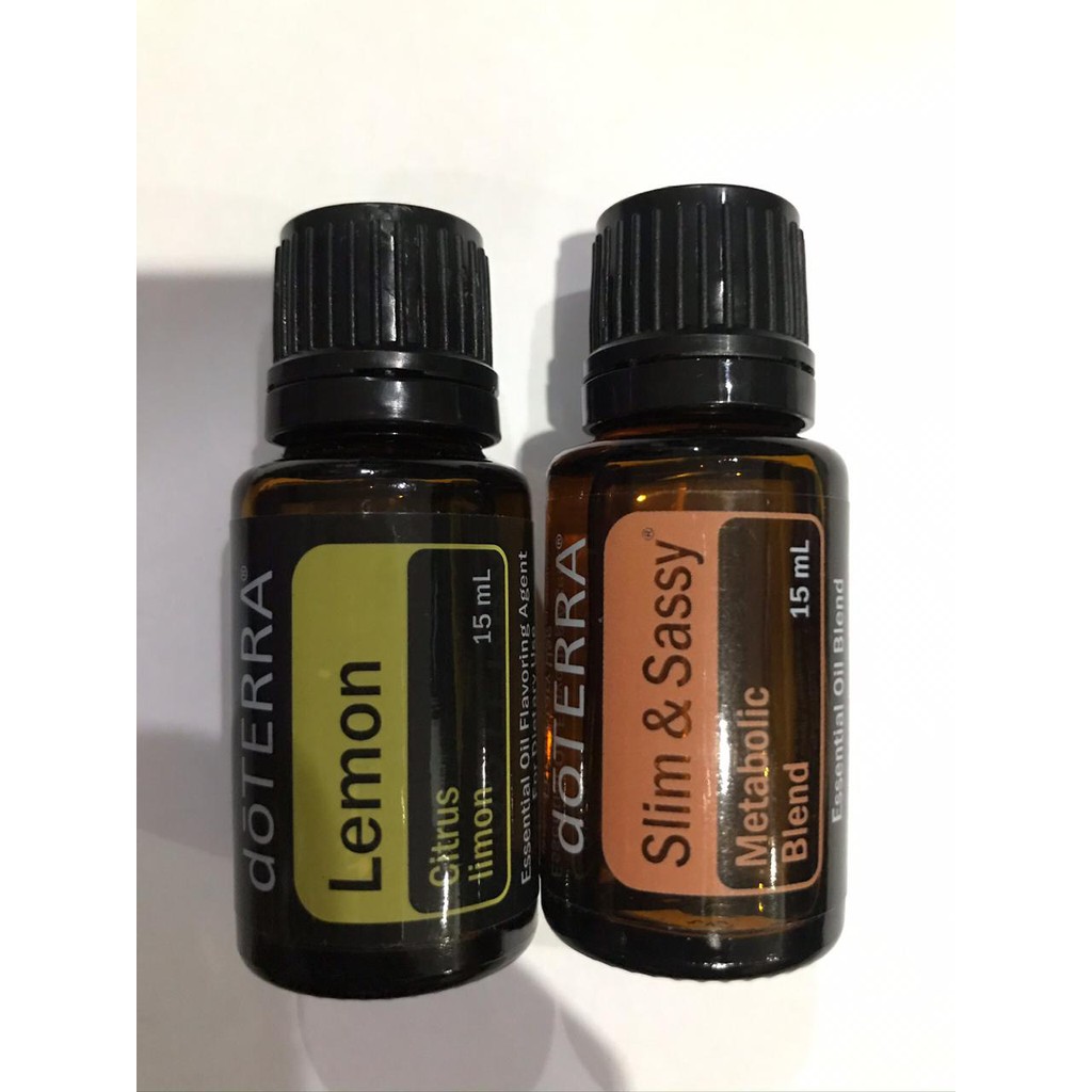 DUO WEIGHT LOSS DOTERRA LEMON + SLIM & SASSY LEBIH BAGUS DARI YOUNG LIVING