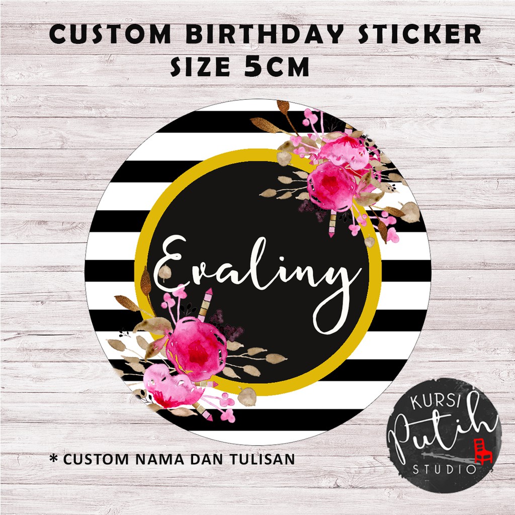 

sticker tema bunga / flower