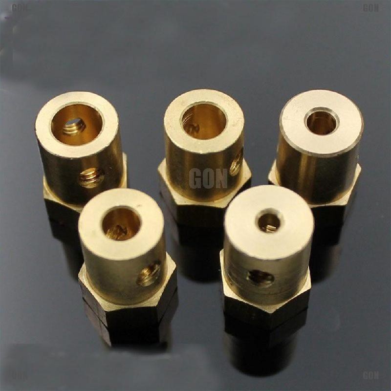 Coupler Poros Motor Flexible Ukuran 3mm / 4mm / 5mm / 6mm / 7mm / 8mm