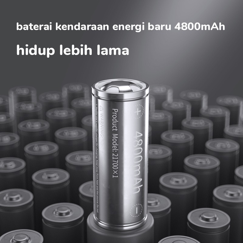 Kipas Mini Portabel 4400mAh Kipas Genggam Meja Saku Usb Isi Ulang Catu Daya Darurat Bank Daya