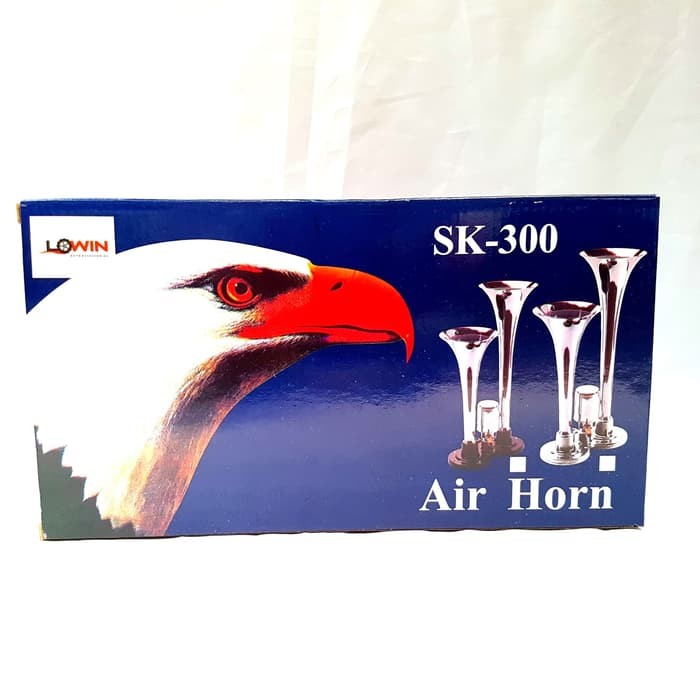 Airhorn Air Horn Klakson Angin 2 Corong Terompet Mobil Truck SK-300