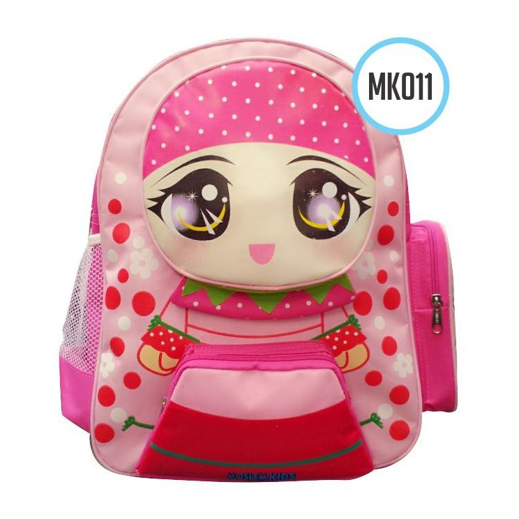 Karakter Princess Pink - Tas Ransel Sekolah Ngaji PAUD TK