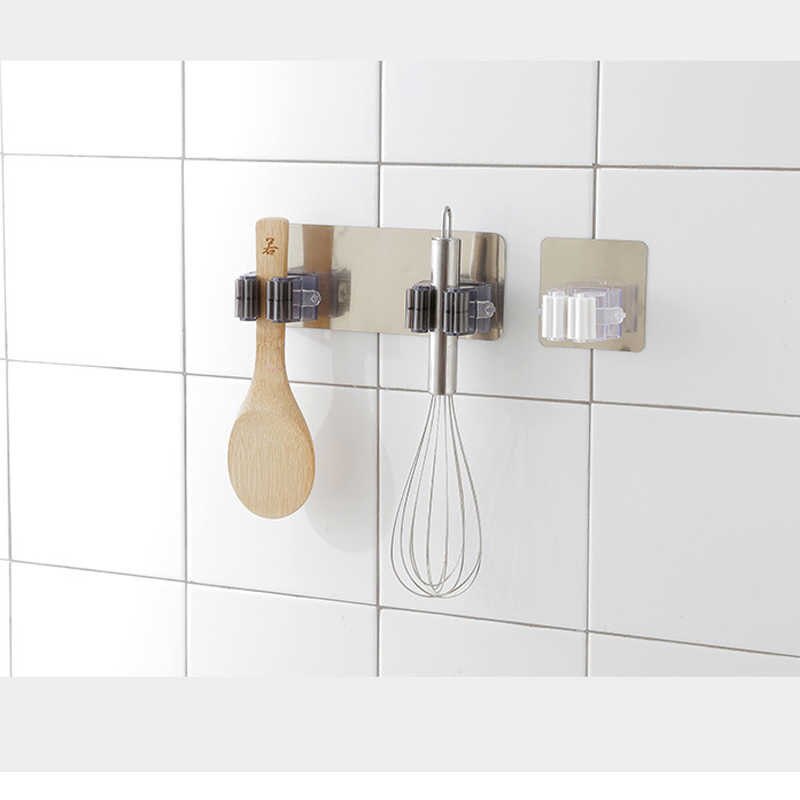 Gantungan Pel Gantungan Pel Sapu Gantungan dapur Stainless Organizer Dapur Gantungan Sapu