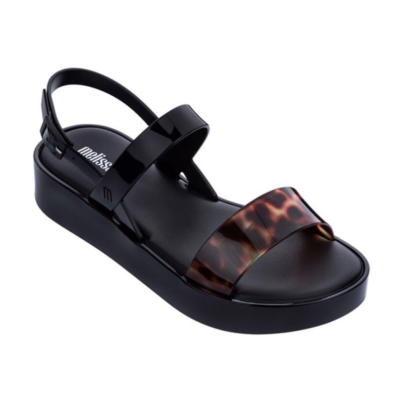 sandal perempuan melissa flip platform import black