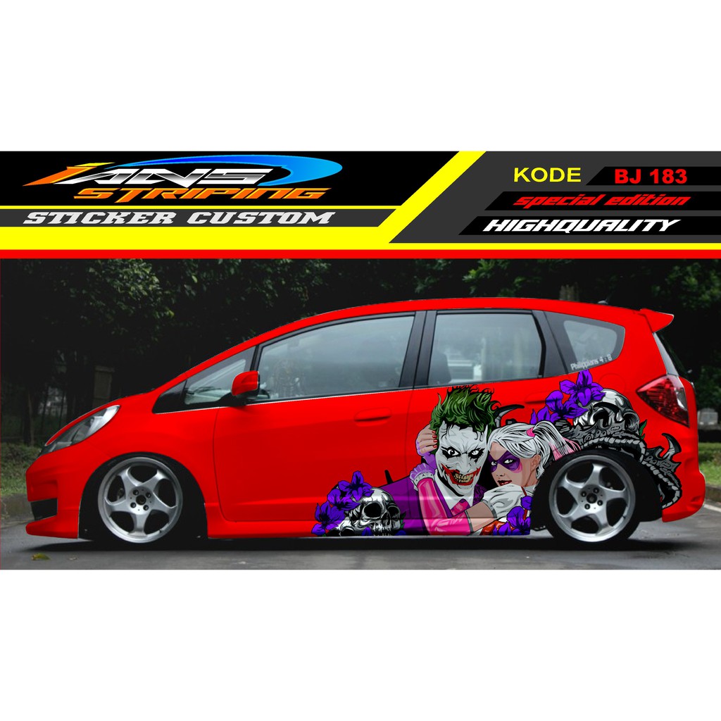 STIKER MOBIL HONDA JAZZ ALL JOKER