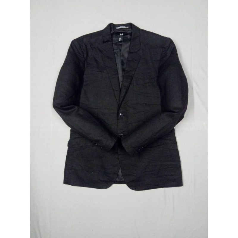jas pria hnm/096/hnm murah/jas hitam hnm/blazer hnm pria/hnm slimfit/jashnm slimfit/hnm second murah