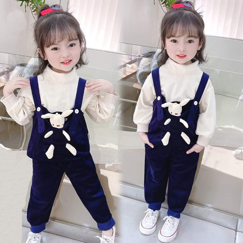 Setelan Anak Perempuan Outer Cute Doll Rabbit