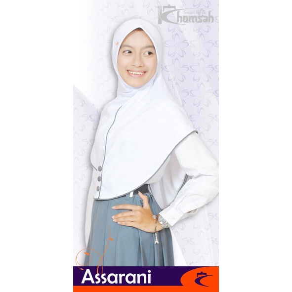 Hijab Kerudung Sekolah SD Premium Murah Adem/ ASSRANI /RABBANI KW