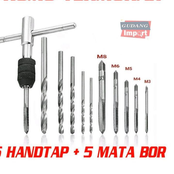 ✱ HAND TAP HANDTAP + MATA BOR SET HANDTAB HAND TAB SENAI PEMBUAT DERAT ULIR BAUT ➯