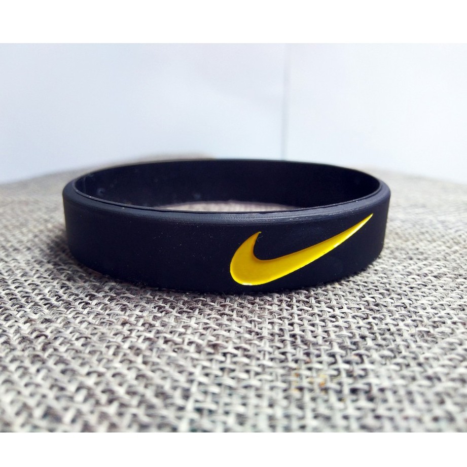 COD NIKE GELANG TANGAN PRIA - GELANG KARET NIKE SPORT ORIGINAL FASHION NIKE HITAM L K