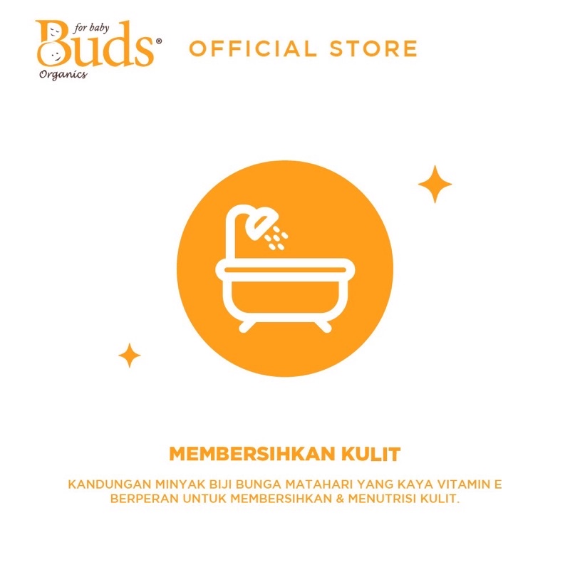 Buds Precious Newborn Head to Toe Cleanser 250 ml Sabun Mandi Bayi