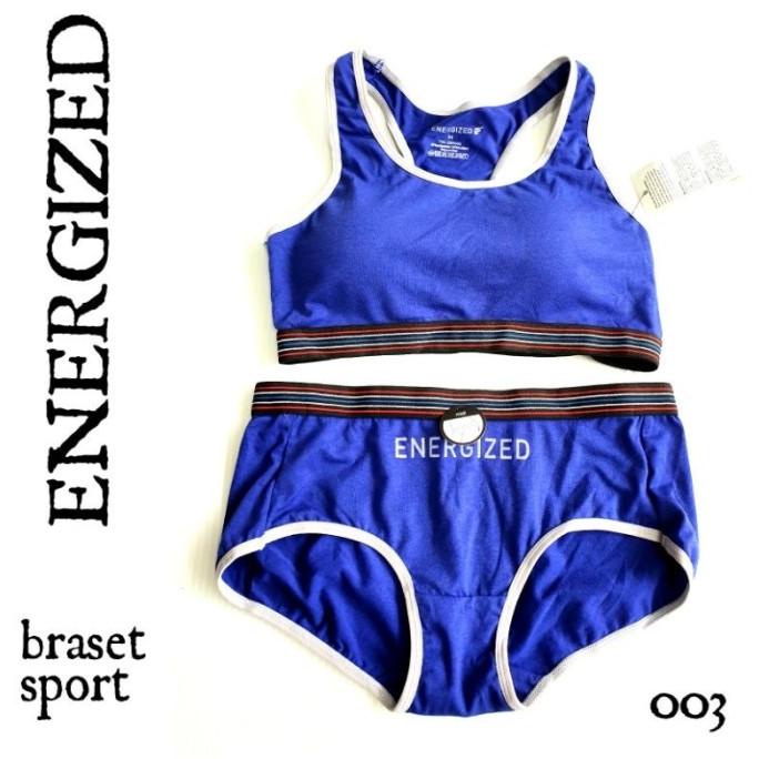 SPORT BRA SET ENERGIZED BY PIERRE CARDIN #100003 - Tanpa Kawat