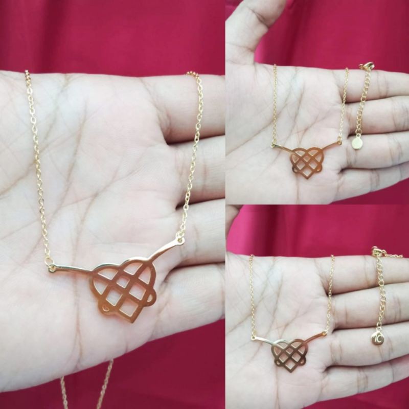 Kalung Titanium Wanita Anti Karat Kalung Titanium Ikatan Cinta Blink Fashionanable