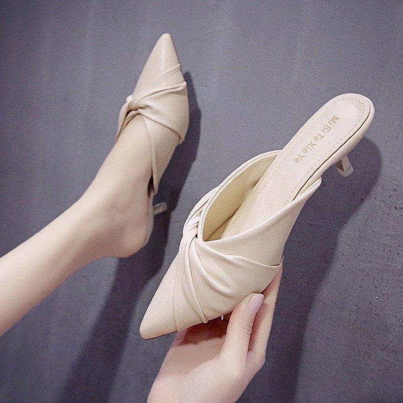 Heels wanita B317 import realpict