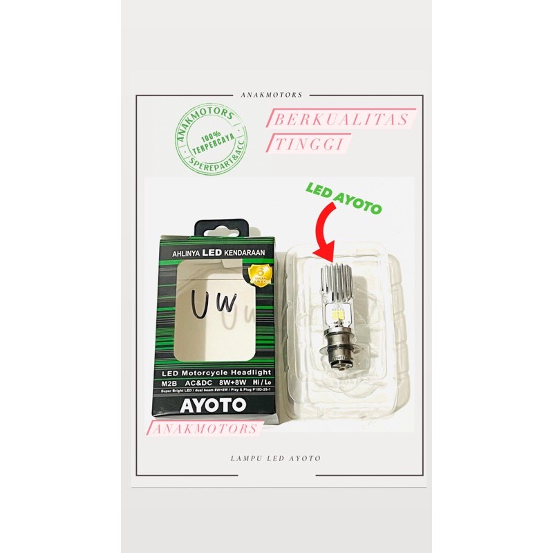 LAMPU LED AYOTO 100%ORIGINAL BERKUALITAS TINGGI