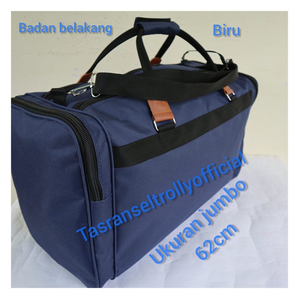 Tas Pakaian Travel Bag Polo Interclub 62cmx30x36cm ukuran Jumbo 100%original