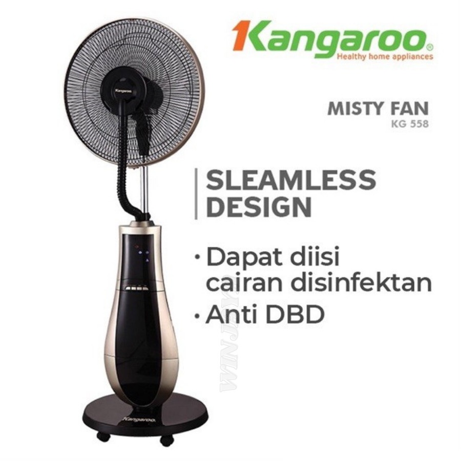 KIPAS ANGIN EMBUN MISTY FAN KANGAROO KG-550 16 INCH