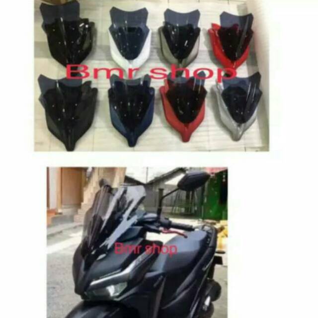 paket tameng dan winshield vario 125 / 150 new model xmax , tameng vario new , kedok vario new