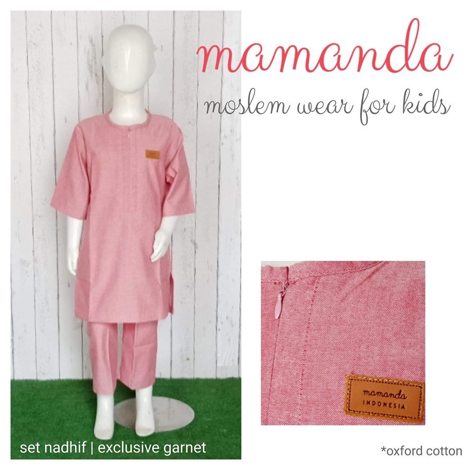Koko Anak Garnet Set Nadhif Exclusive by Mamanda
