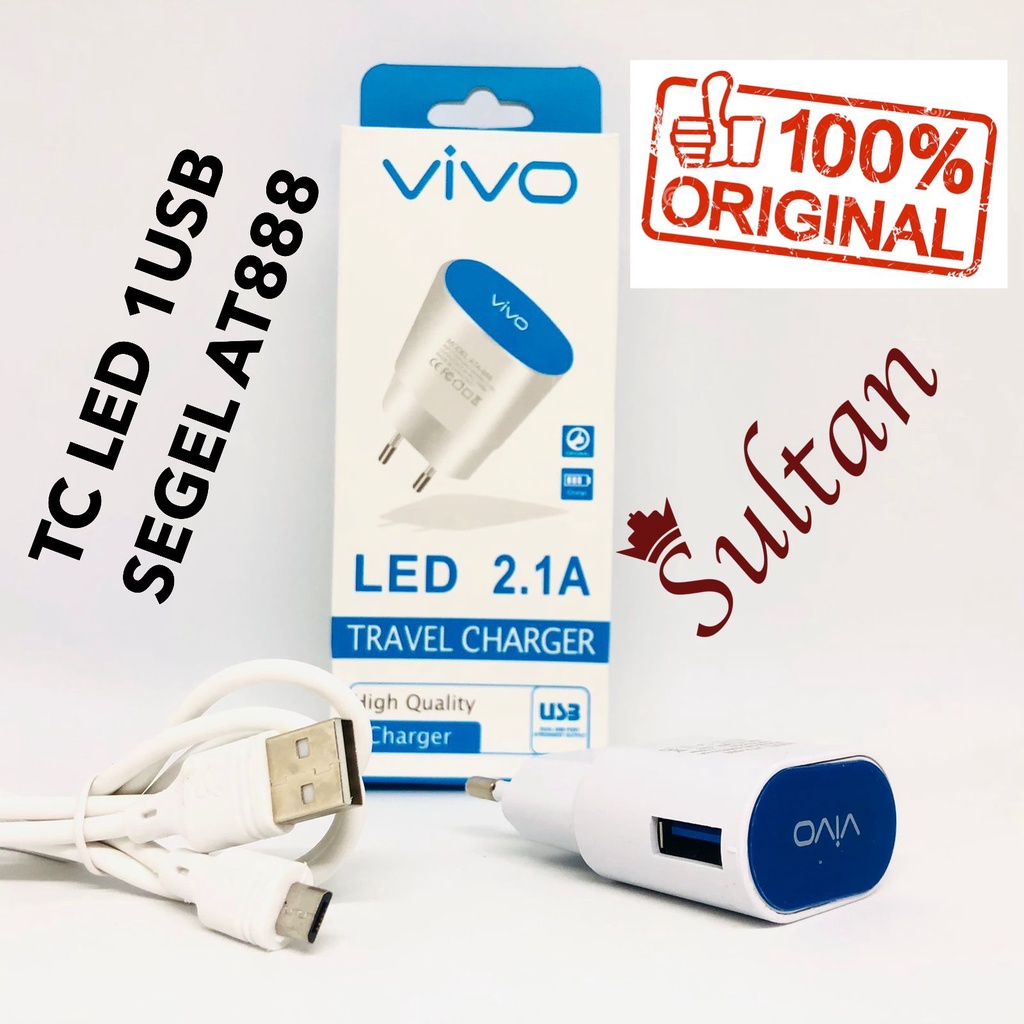 CASAN MICRO-USB Charger Led 2.1A 1 USB ATA-888/BST-1811 Samsung Oppo Xiaomi Vivo High Quality