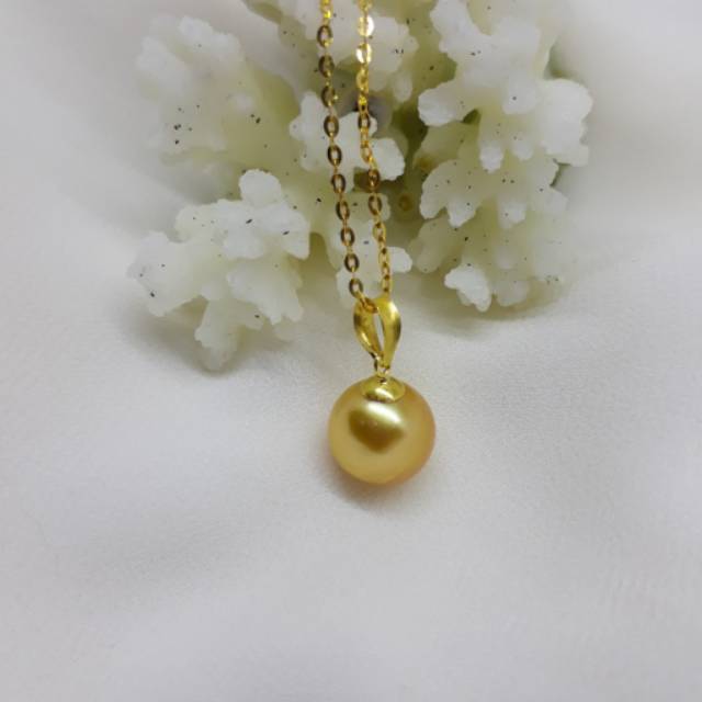 Liontin Mutiara | Liontin Air laut asli | Mutiara Lombok |  Mainan Kalung | Mata kalug