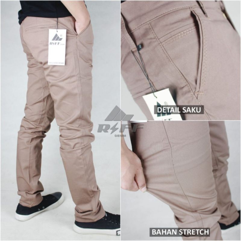 Celana Chino Cowok/ Pria Premium!