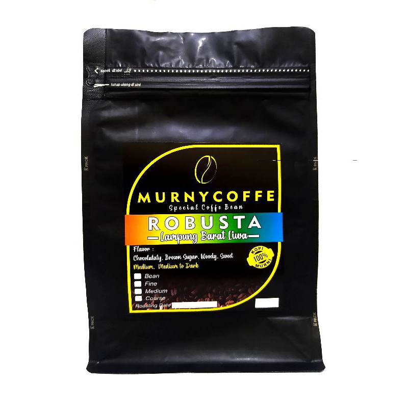 KOPI ROBUSTA ASLI LAMPUNG LIWA  500GR BIJI/BUBUK TERMURAH