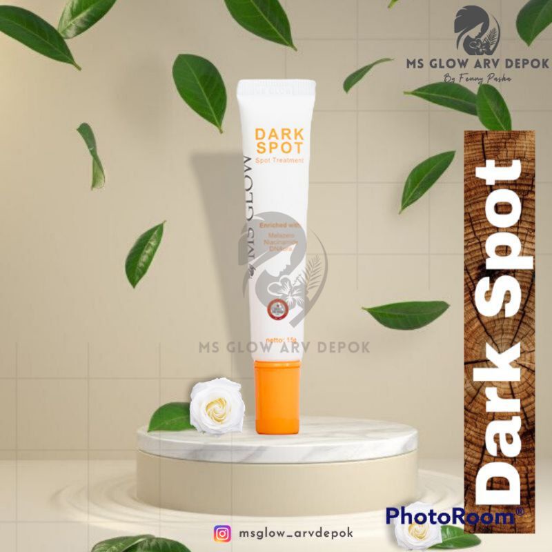 DARK SPOT TREATMENT MS GLOW ORIGINAL 15g  FREE GIVEAWAY/ CREAM TOTOL UNTUK FLEK HITAM PADA WAJAH YAN