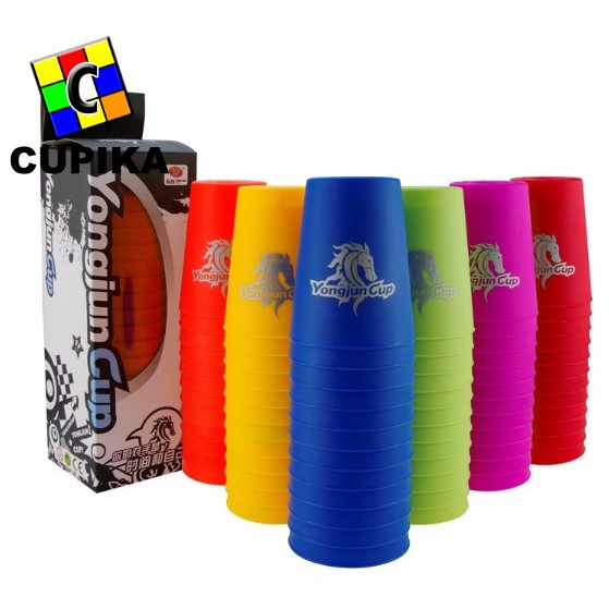 Yongjun Stacking Cup stack CUP Flying Speed Stack Susun Gelas Original 12 PC termurah