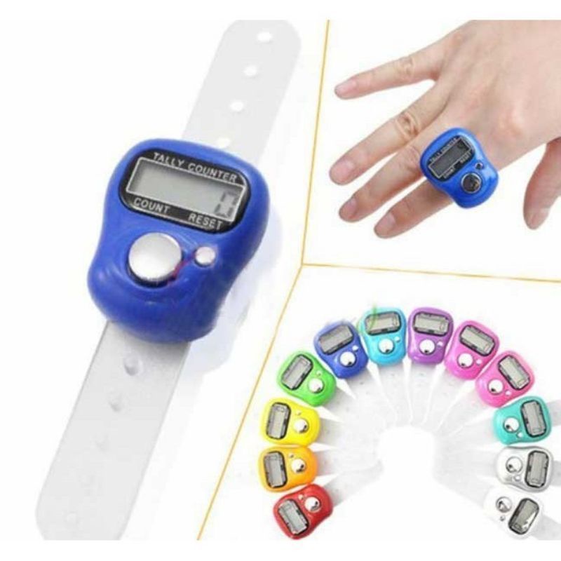 Alat Hitung Tasbih Digital Mini LED Tally Counter