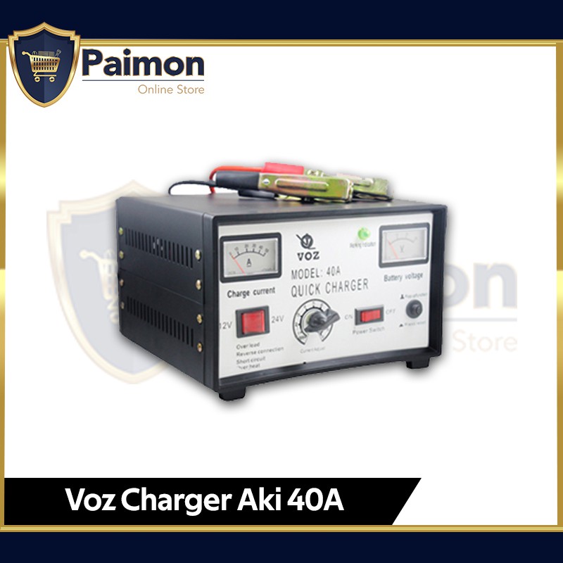Charger Aki Mobil Voz charger aki 40 A - Charger Aki Motor Mobil 12V 24V